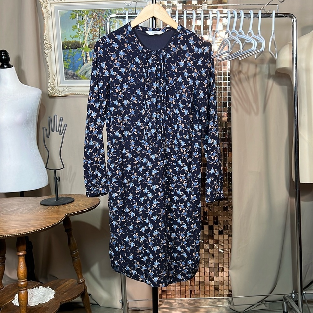Women Limited by Tchibo Longsleeve Floral Dress Size EU 36 PTP 19